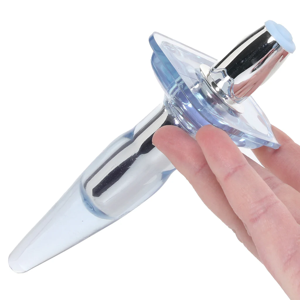 High Intensity Vibro Tease Anal Probe in Ice Blue - Image 4