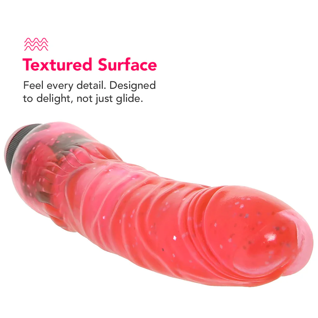 PinkCherry Hot Pink Curved Penis Vibe - Image 2