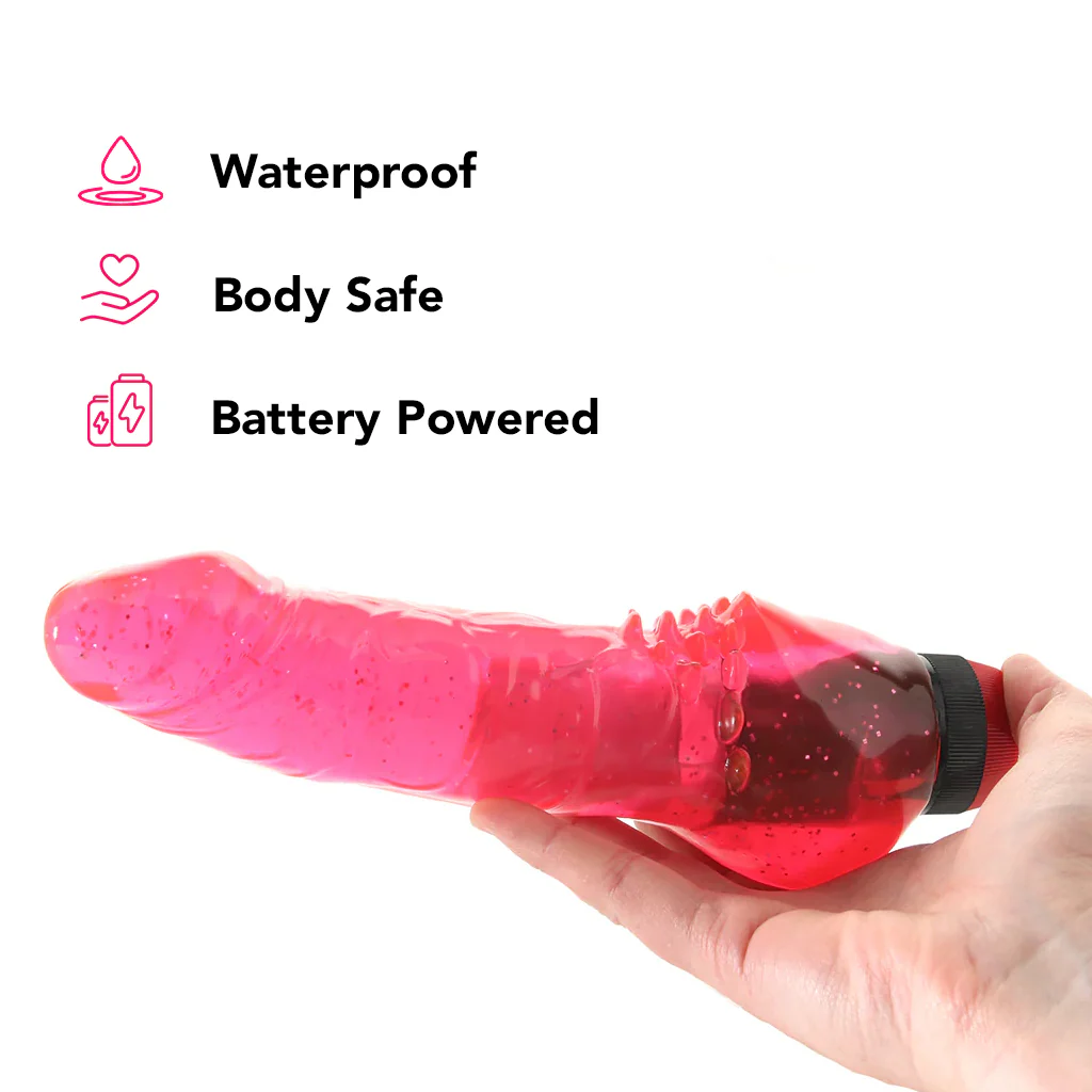 Hot Pinks Clitterific 8 Inch Vibe - Image 4