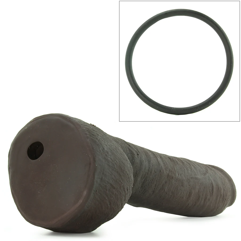 Hung ULTRASKYN Vac-U-Lock Dildo in Brown - Image 5