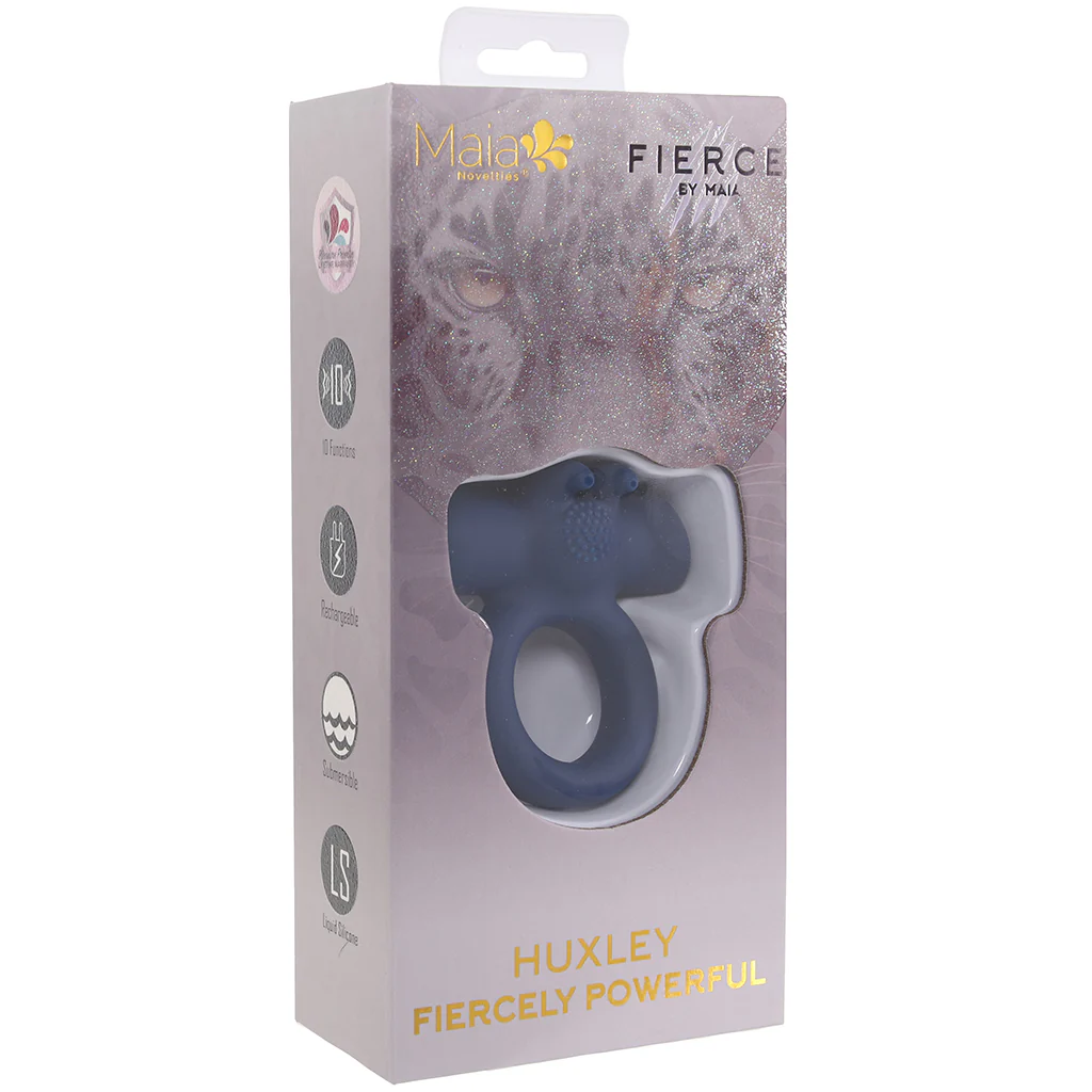 Huxley Vibrating Liquid Silicone C-Ring - Image 9