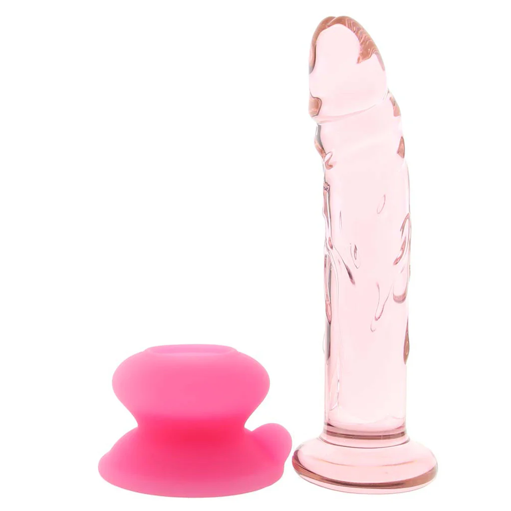 Icicles No. 86 Glass Dildo in Pink - Image 3