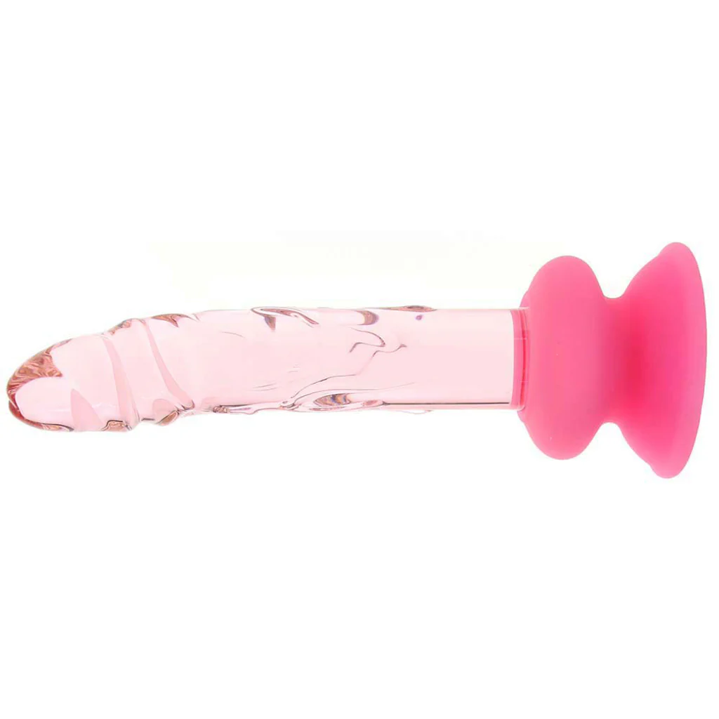 Icicles No. 86 Glass Dildo in Pink - Image 5