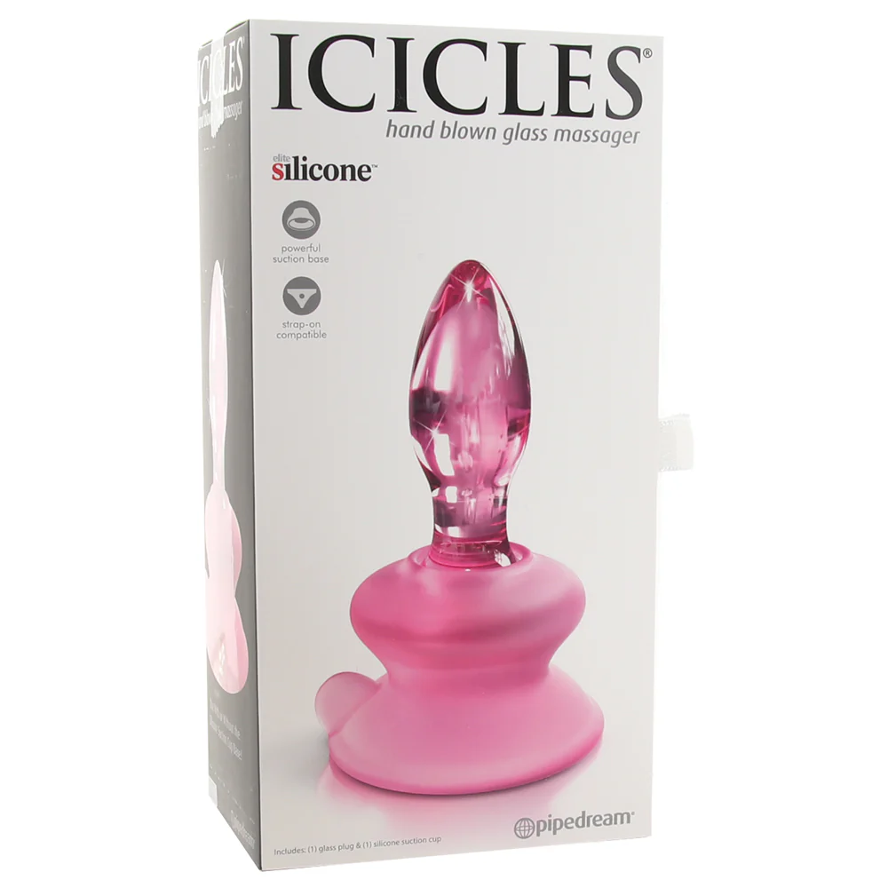 Icicles No. 90 Glass Plug in Pink - Image 6