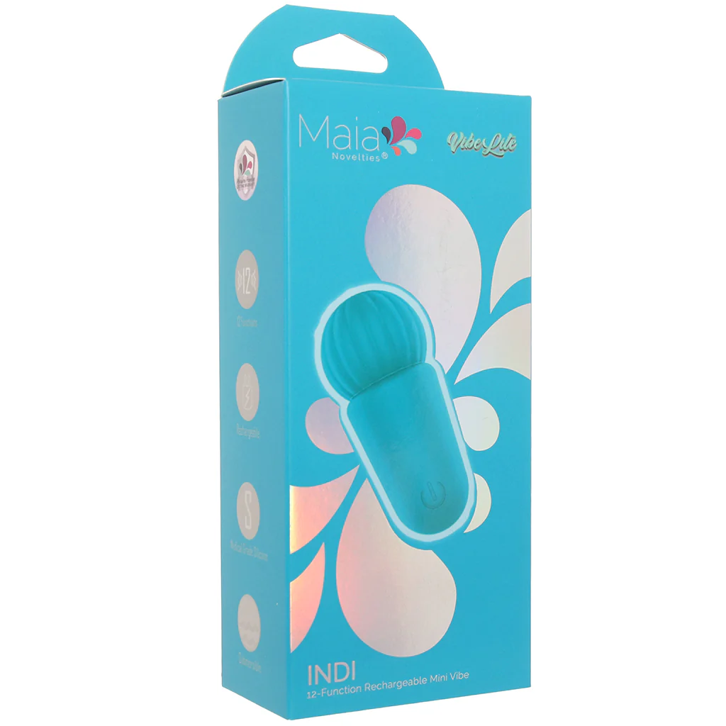 Indi Rechargeable Mini Wand Vibe - Image 9
