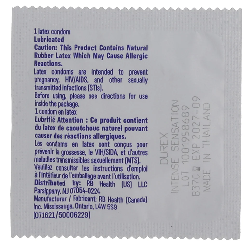 Intense Sensation Condoms in 3 Pack - Image 5