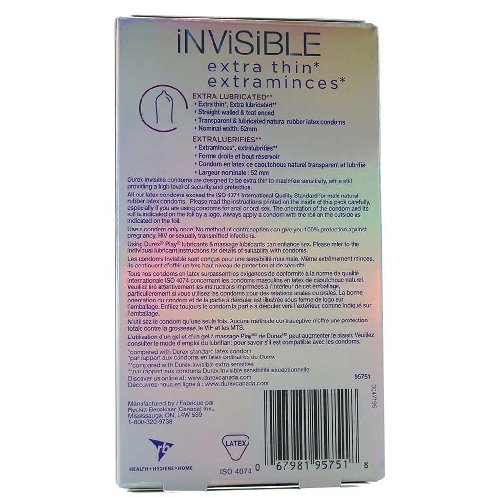 Invisible Extra Smooth Condoms in 8 Pack - Image 2