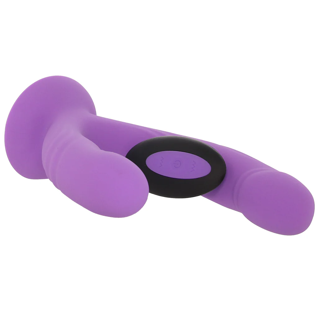 Inya Duet Vibrating Double Dildo in Purple - Image 5