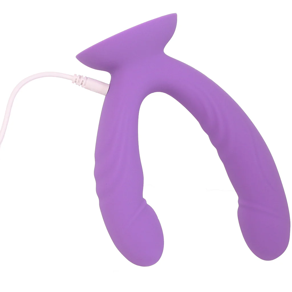 Inya Duet Vibrating Double Dildo in Purple - Image 7