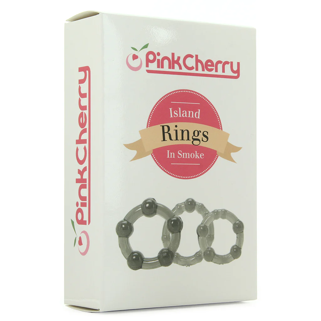 PinkCherry Island Rings Cock Rings in Smoke - Image 6