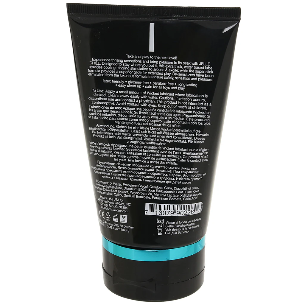 Jelle Chill Cooling Anal Lube in 4oz/120ml - Image 6