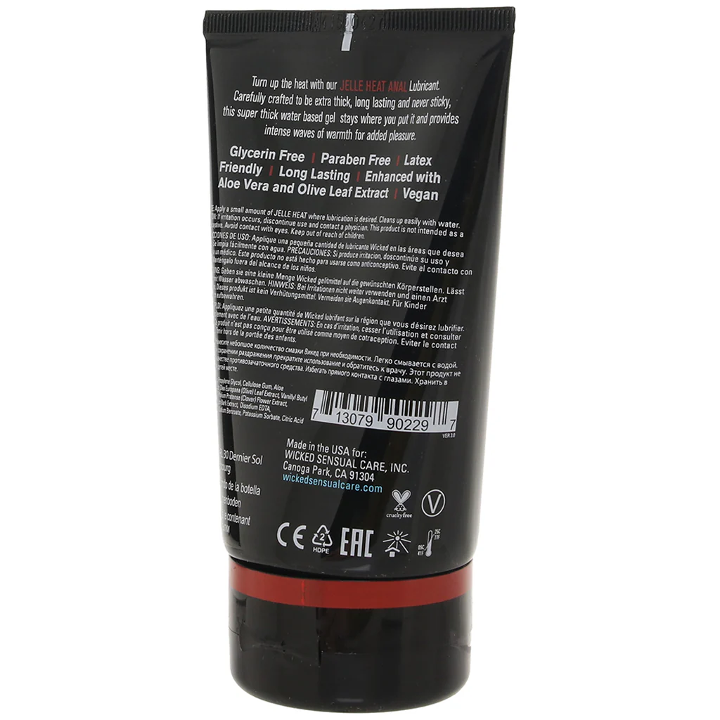 Jelle Heat Warming Anal Lube in 4oz/120ml - Image 6