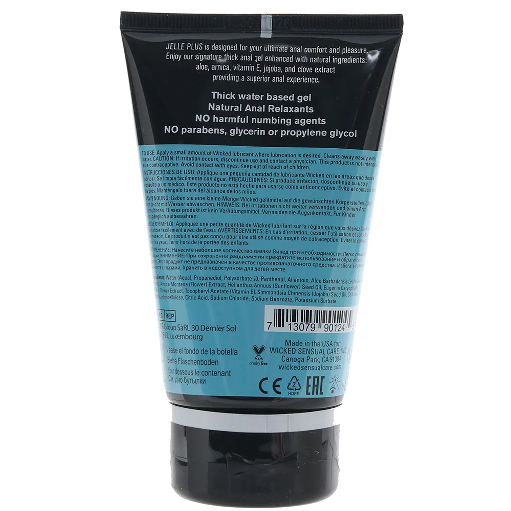 Jelle Plus Naturally Relaxing Anal Lube in 4oz/120ml - Image 6