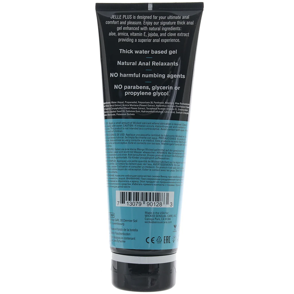 Jelle Plus Naturally Relaxing Anal Lube in 8oz/240ml - Image 6