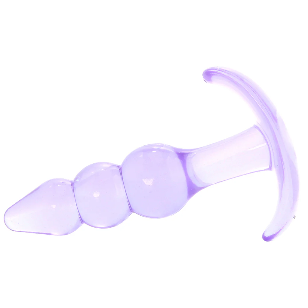 Jelly Rancher Ripple T Butt Plug in Purple - Image 3