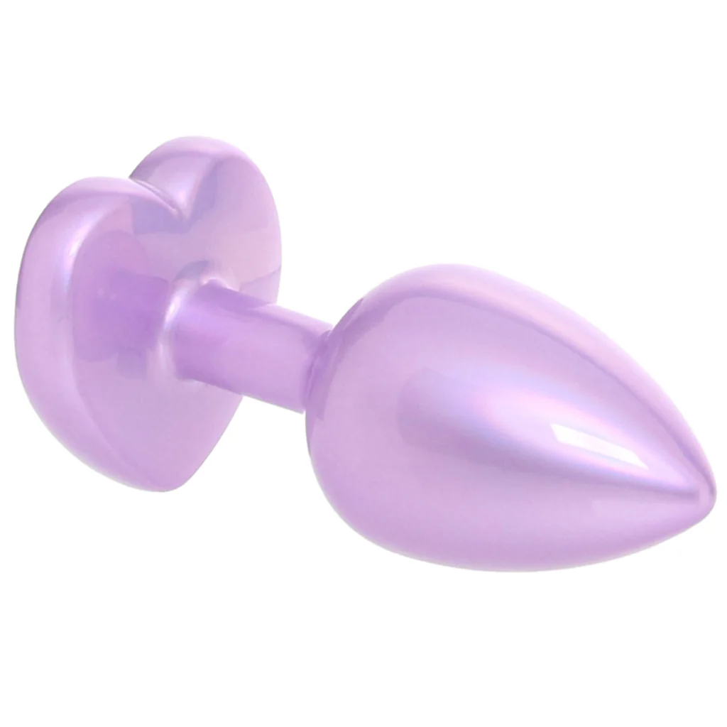 Jewel Amethyst Heart Plug in Small - Image 2