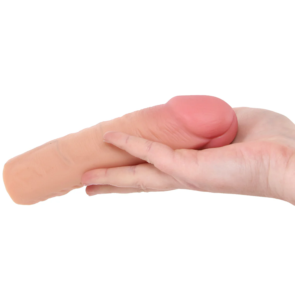 Jock 1.5 Inch Silicone Penis Extension in Light - Image 4