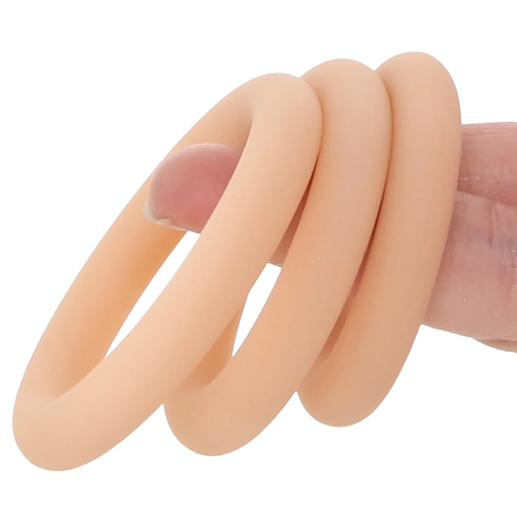 Jock Discreet Silicone Cock Ring Set in Light - Image 4