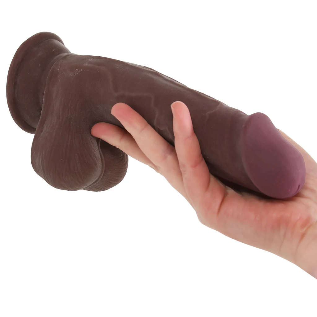 Jock Hard-Core 7.5 Inch Triple Density Dildo in Dark - Image 6