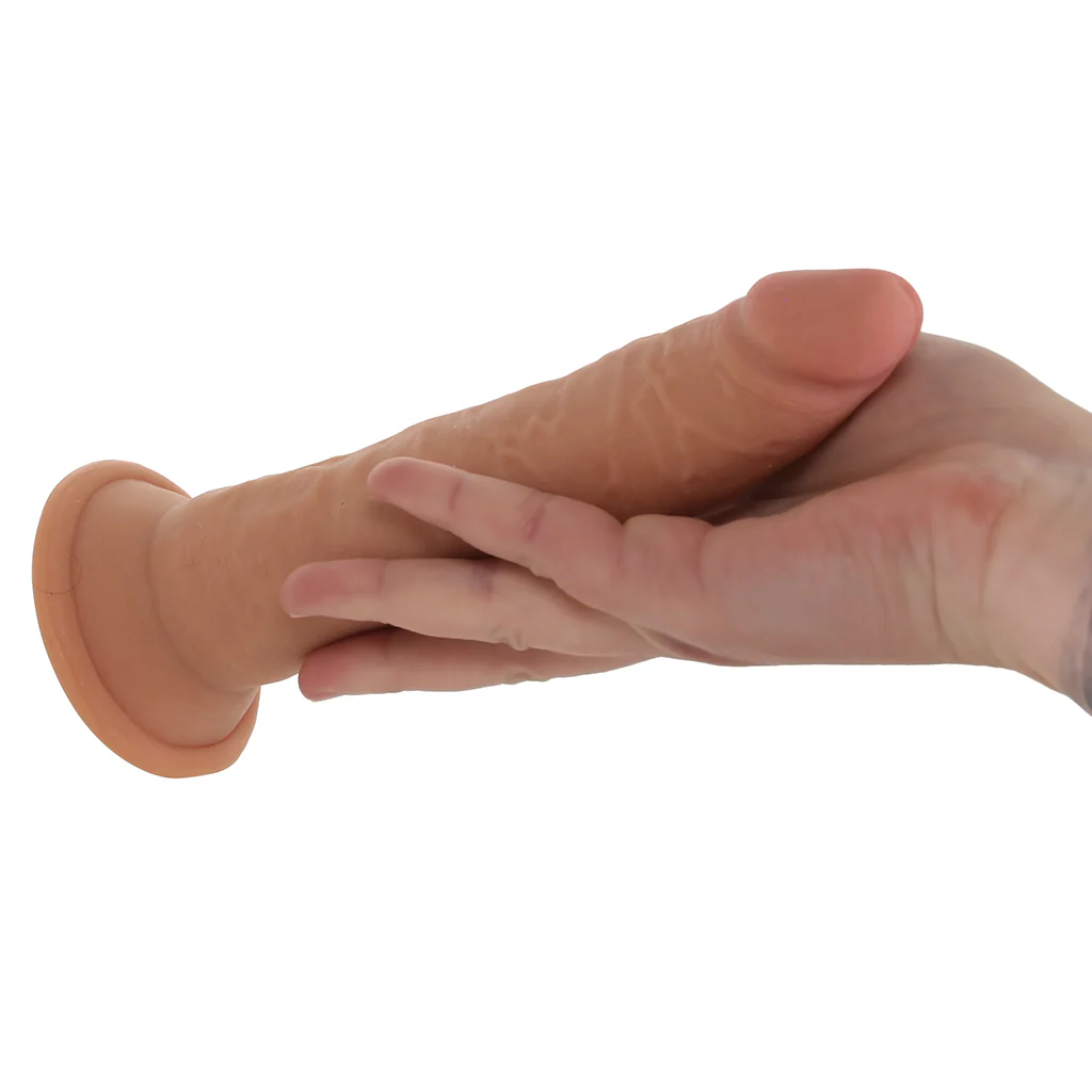 Jock Hard-Core 7 Inch Triple Density Dildo in Tan - Image 4