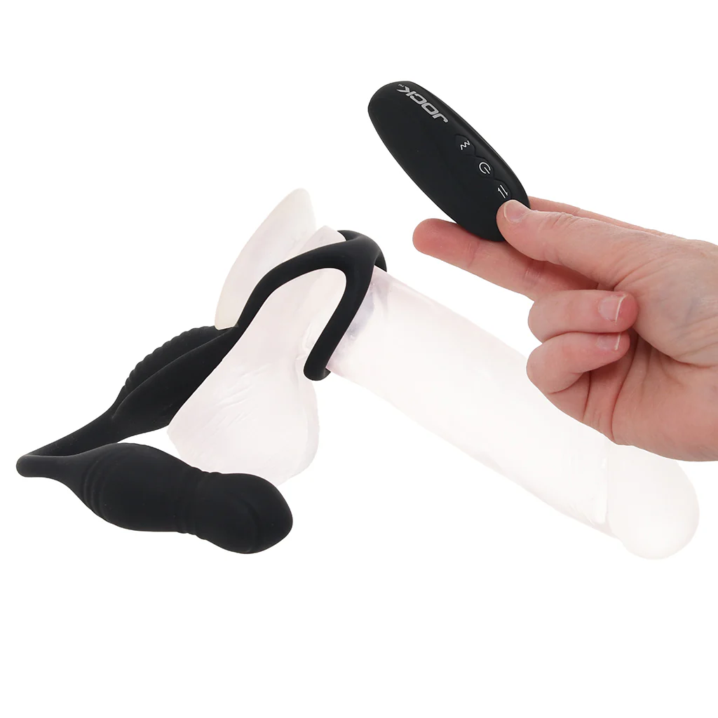 Jock Hyper Thrusting Anal Plug with Cock Ring - Image 4