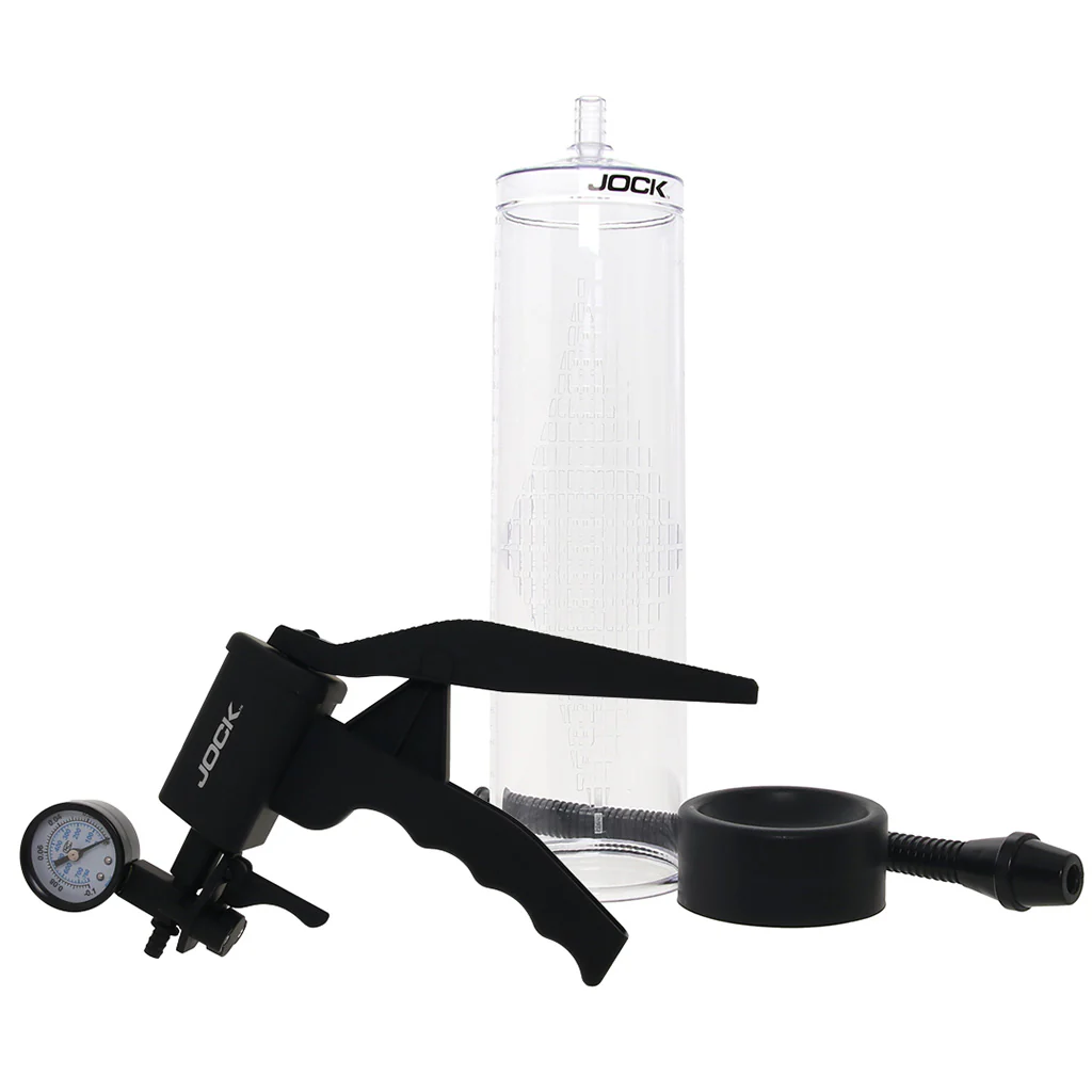 Jock Pump Up Pressure Gauge Trigger Penis Pump - Image 6