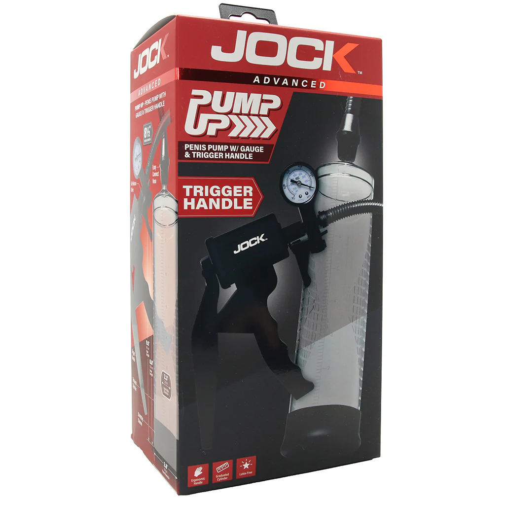 Jock Pump Up Pressure Gauge Trigger Penis Pump - Image 9