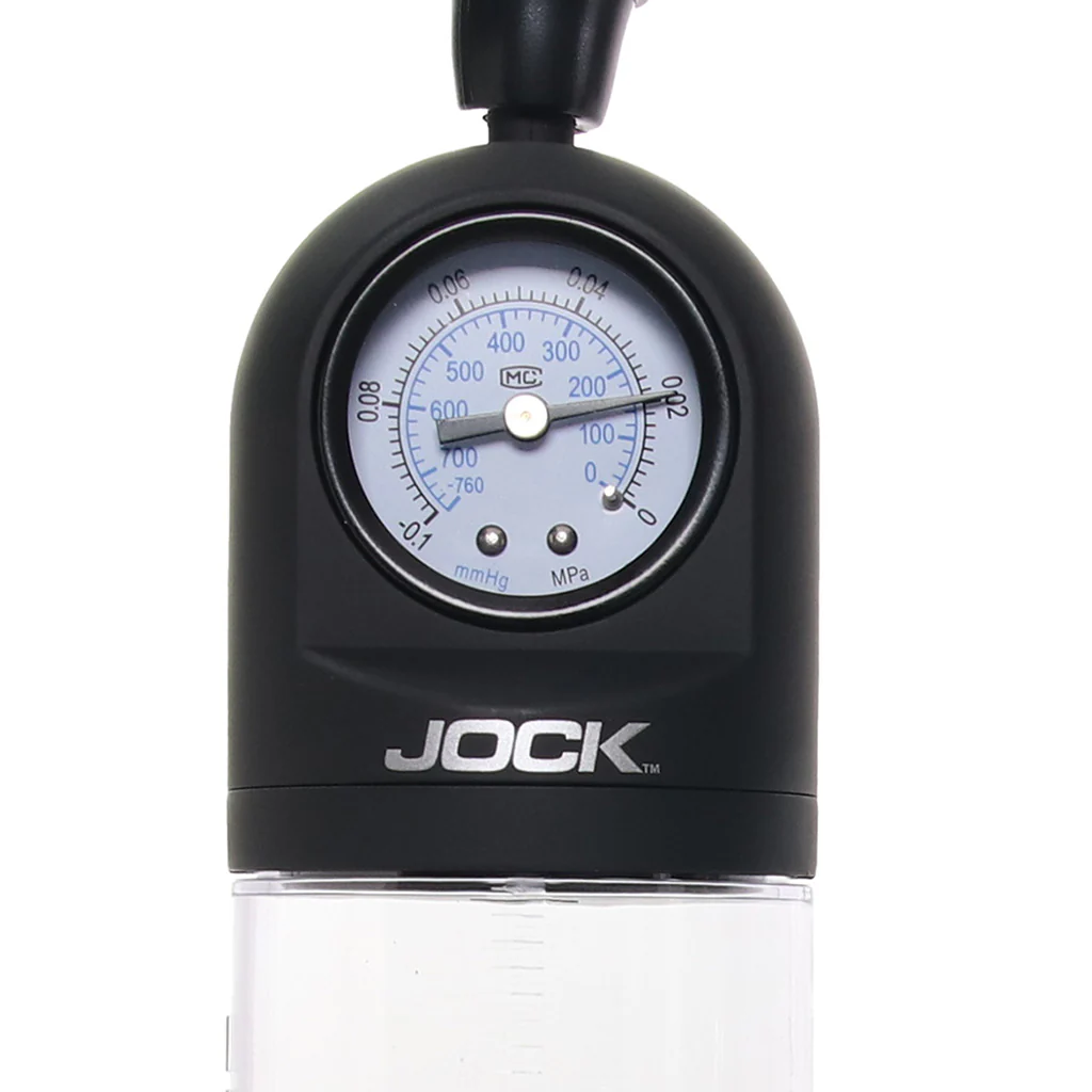 Jock Pump Up Pull Rod Penis Pump with Pressure Gauge - Image 6