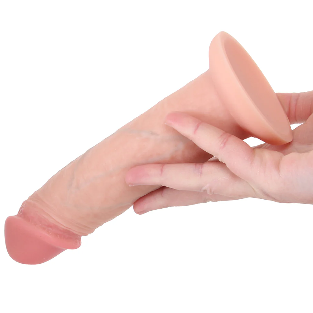 Jock Real Skin 8 Inch Vibrating Dildo - Image 4
