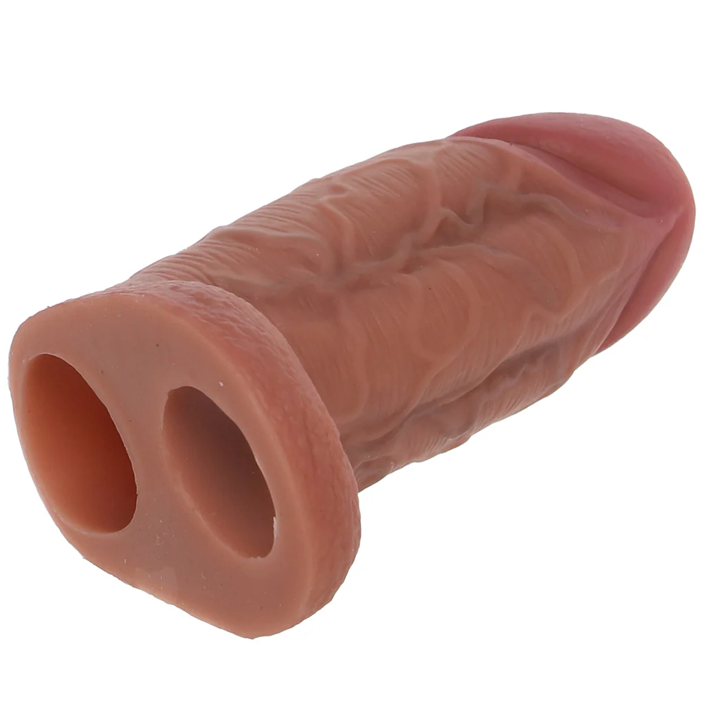 Jock Realistic Thick Silicone Enhancer with Ball Strap in T - Image 6
