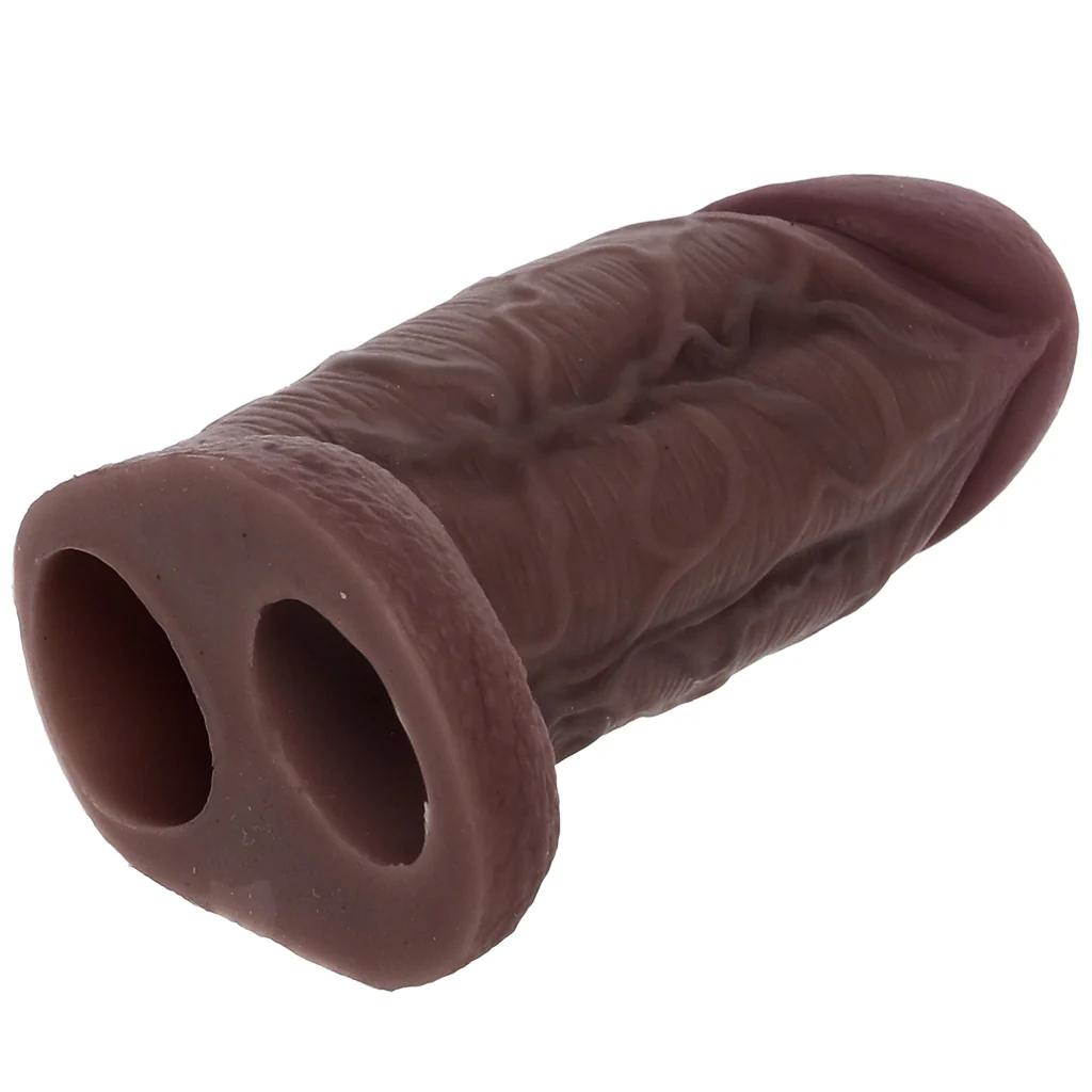 Jock Realistic Thick Silicone Enhancer with Ball Strap in D - Image 6