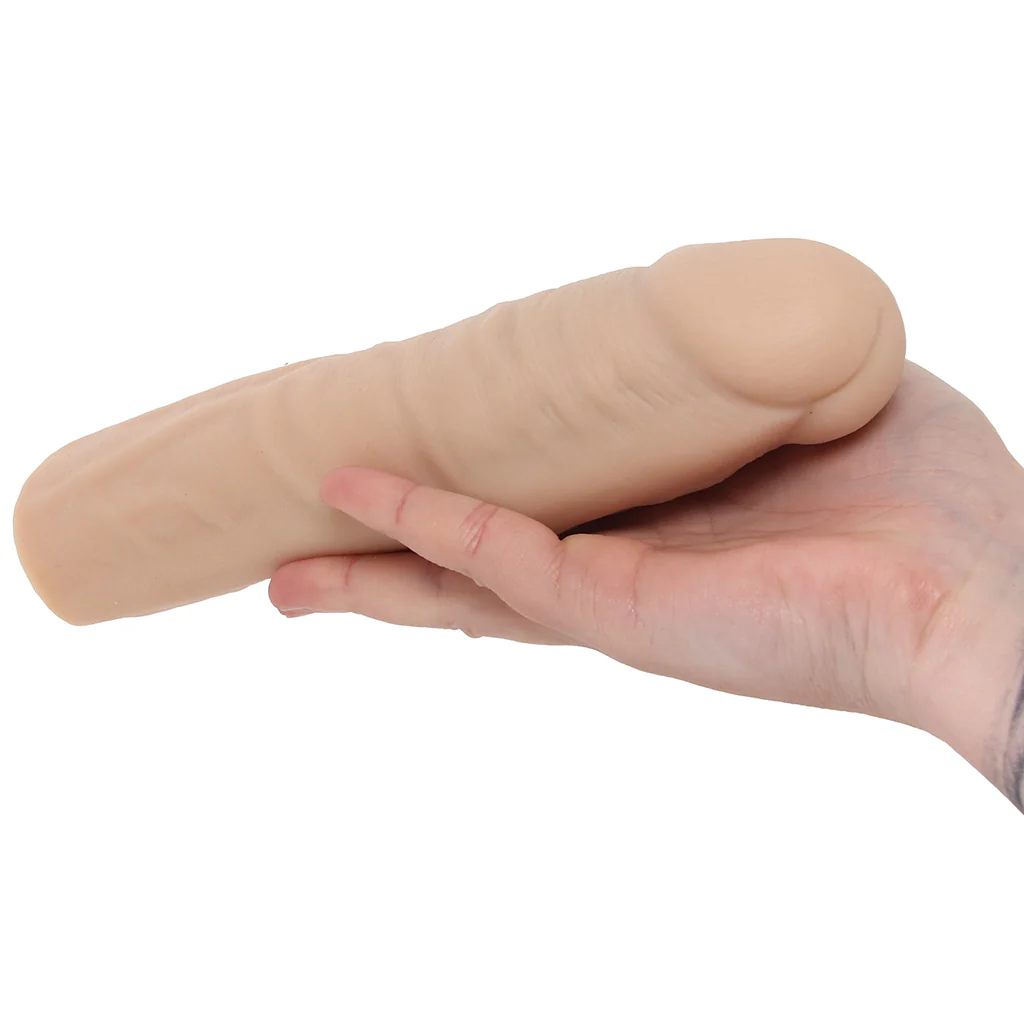 Jock Vibrating Realistic Penis Extender in Light - Image 4