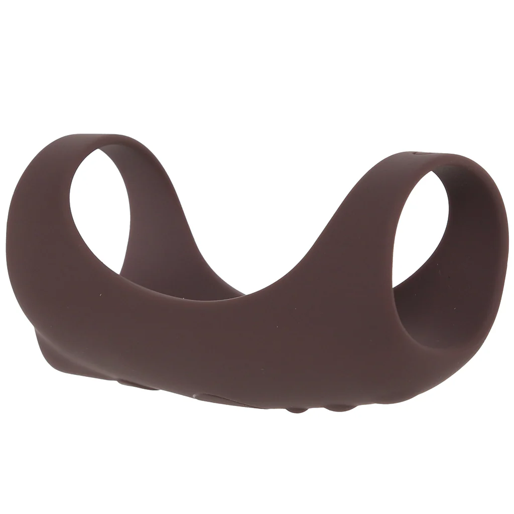 Jock Vibrating Silicone Penis Sleeve in Dark - Image 8