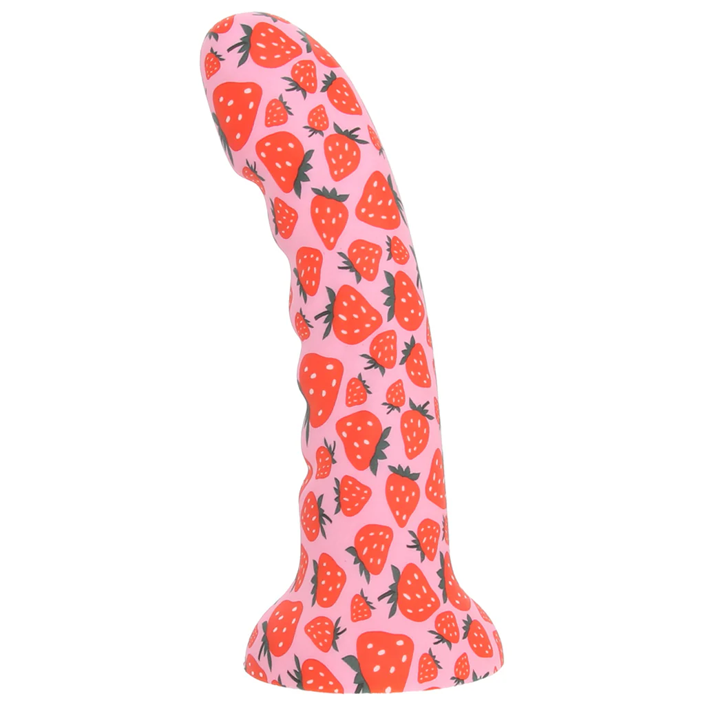 Juci 7 Inch Strawberry Dildo - Image 3