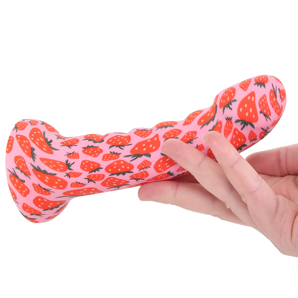 Juci 7 Inch Strawberry Dildo - Image 4