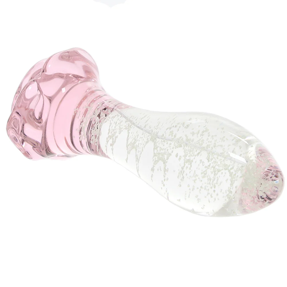 Juicy Glass Glowing Rose Bud Plug - Image 2