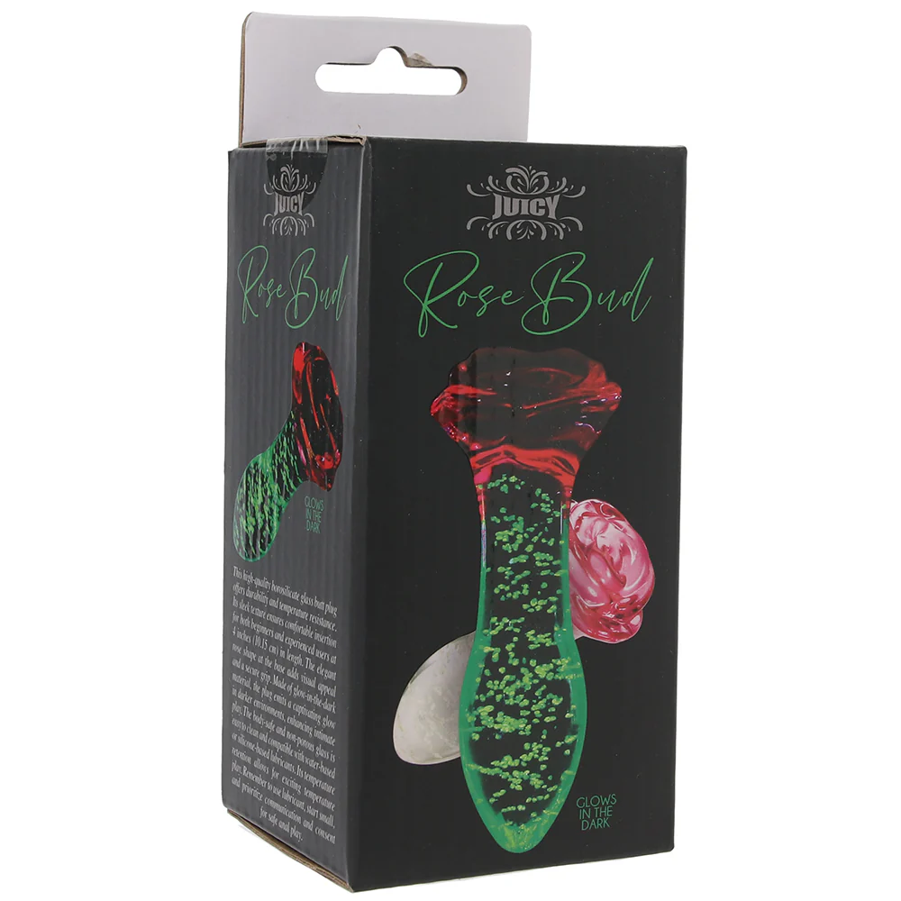 Juicy Glass Glowing Rose Bud Plug - Image 6