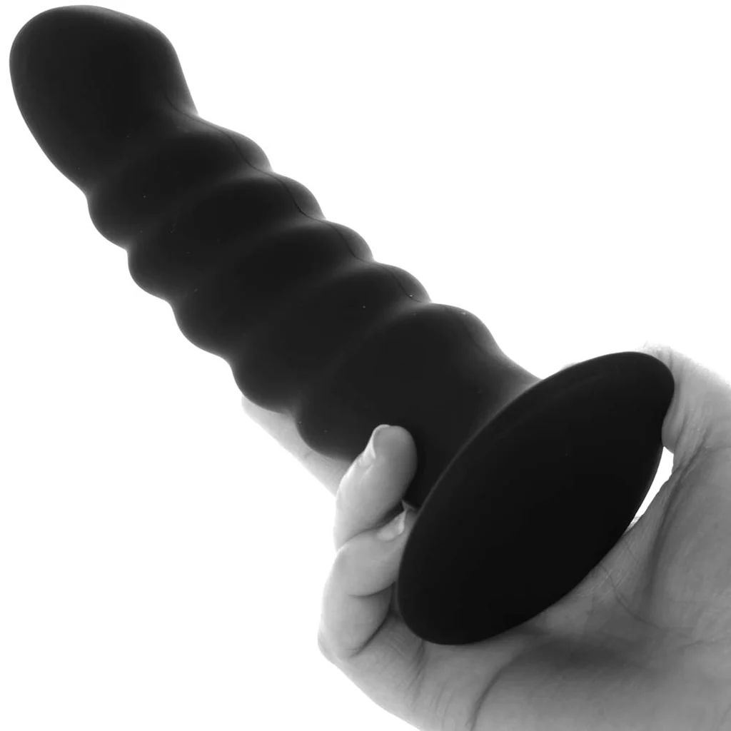 Kendall Silicone Dildo in Black - Image 4