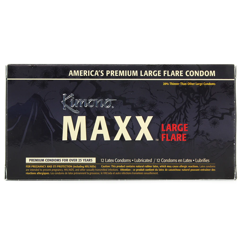 Kimono MAXX Large Flare Condoms in 12 Pack - Image 4