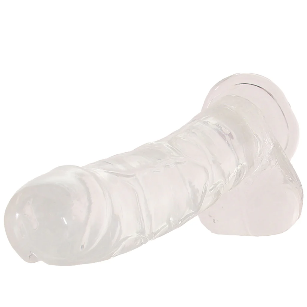 King Cock 11 Inch Ballsy Dildo in Clear - Image 2