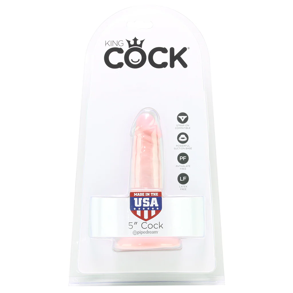 King Cock 5 Inch Dildo in Flesh - Image 6