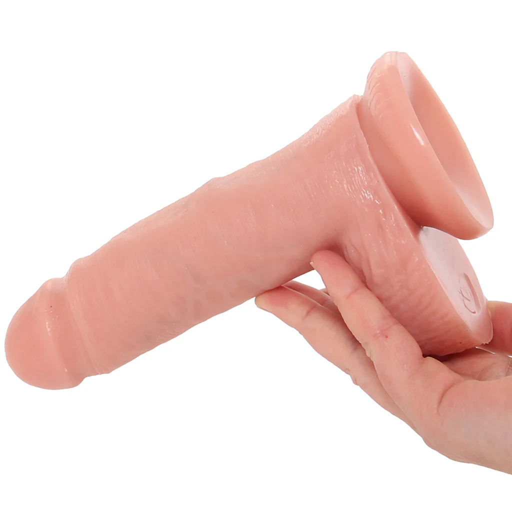 King Cock 7 Inch Cock with Balls in Light - Image 4