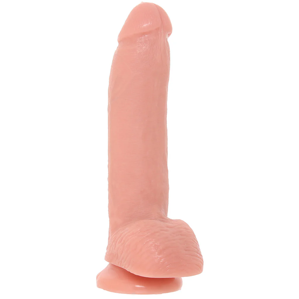 King Cock 9 Inch Cock with Balls in Light - Image 3