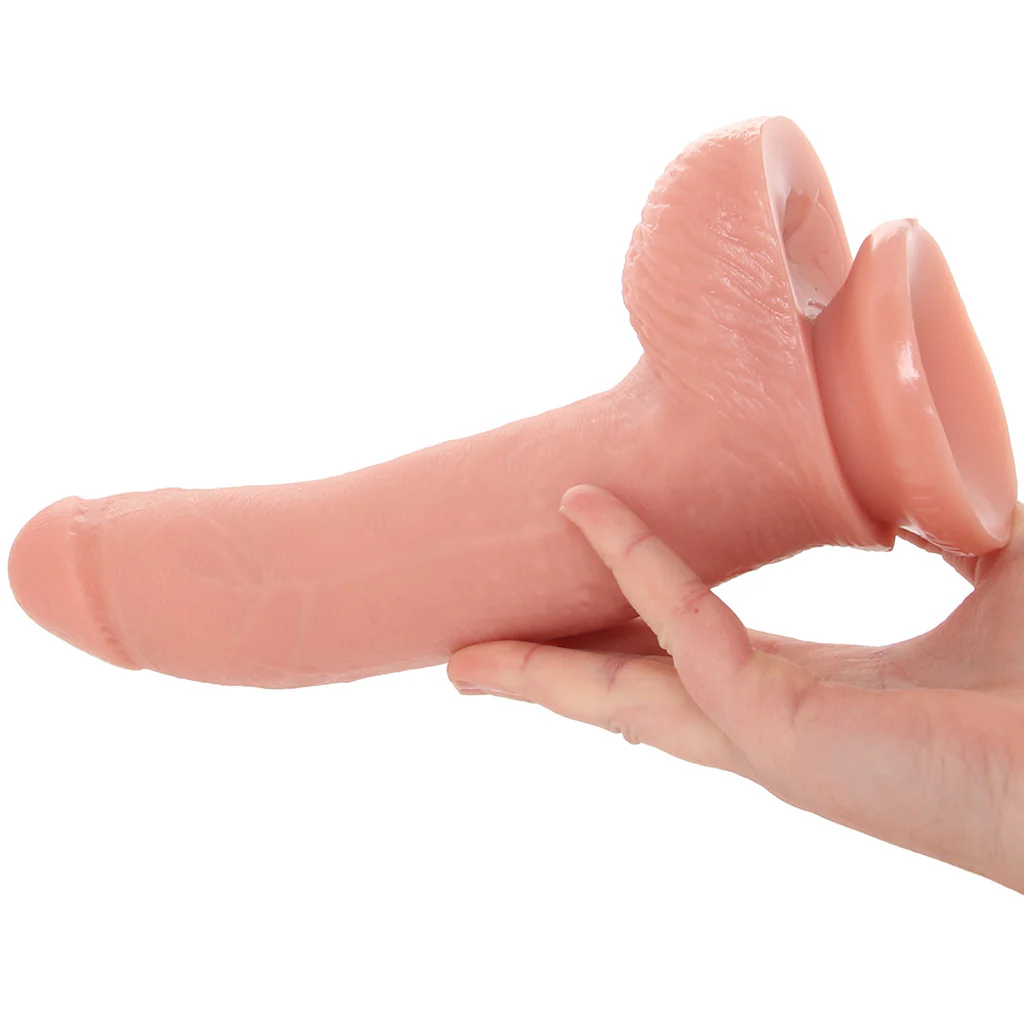 King Cock 9 Inch Cock with Balls in Light - Image 4