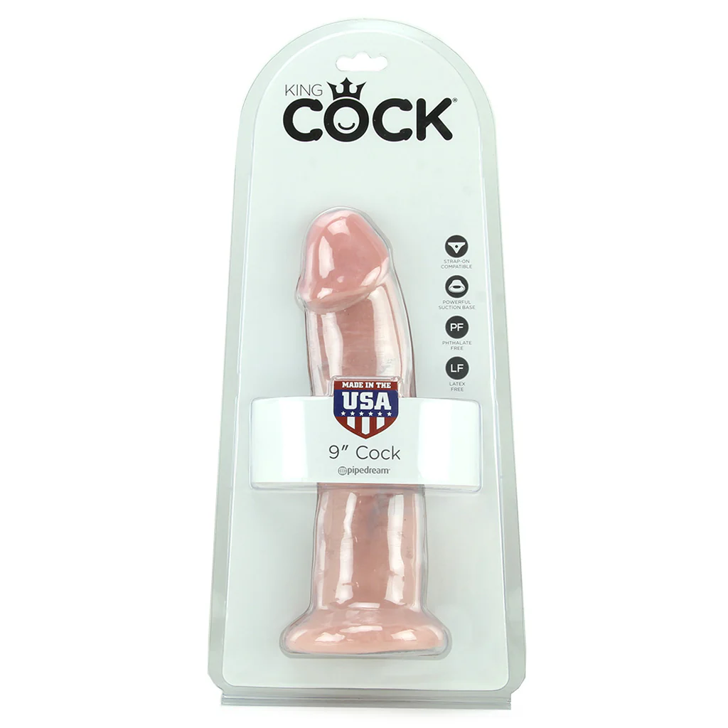 King Cock 9 Inch Dildo in Flesh - Image 6