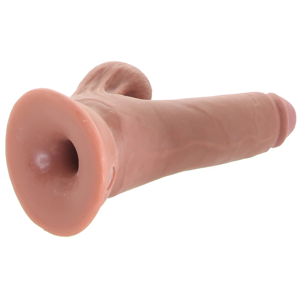 King Cock Plus 7 Inch 3D Cock with Swinging Balls in Tan - Image 5