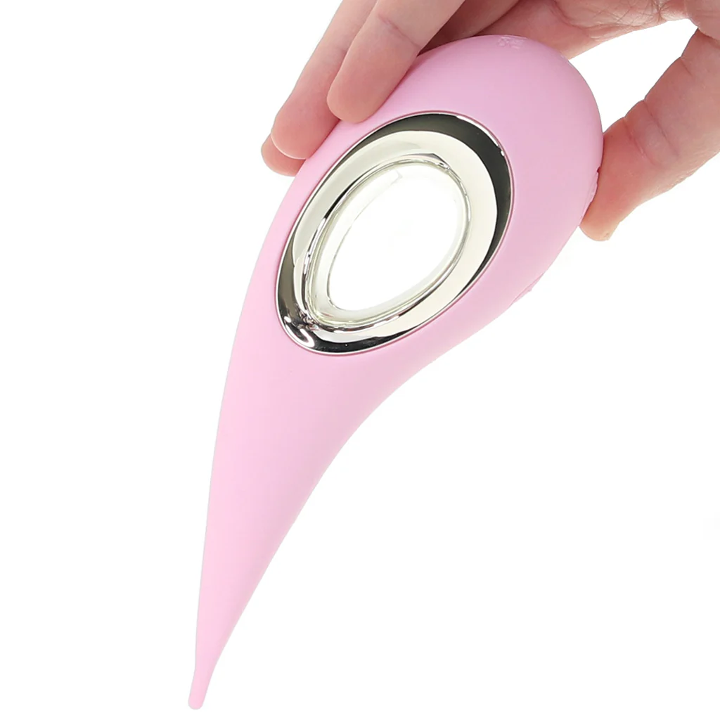 Lelo DOT Elliptical Clitoral Stimulator in Pink - Image 4
