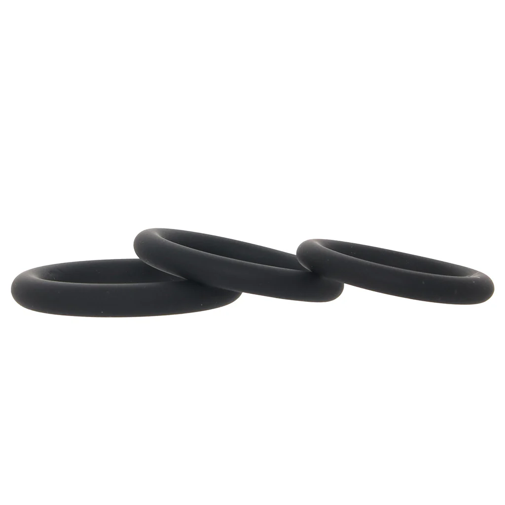 LEVELZ 3 Piece Classic Cock Ring Set in L-XXL - Image 7