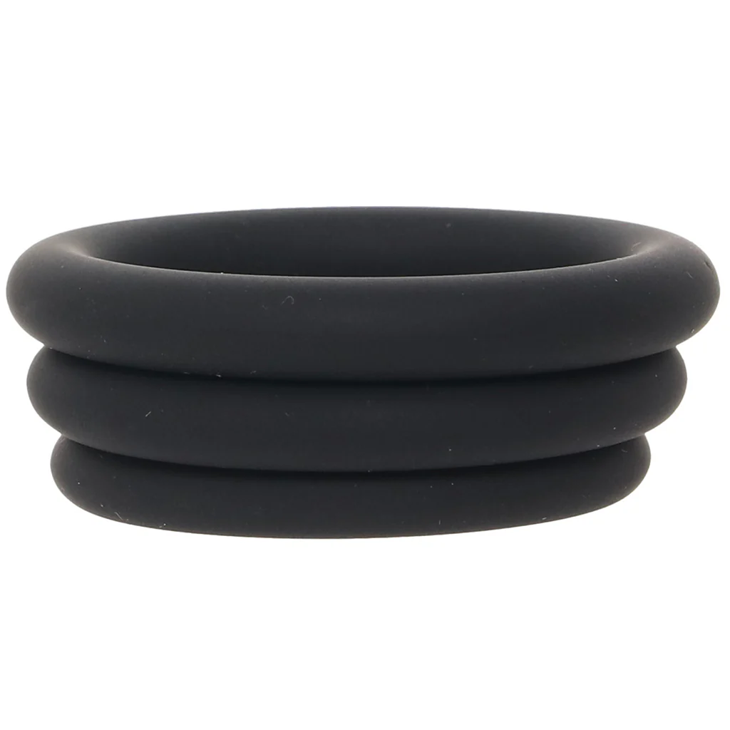 LEVELZ 3 Piece Classic Cock Ring Set in L-XXL - Image 8