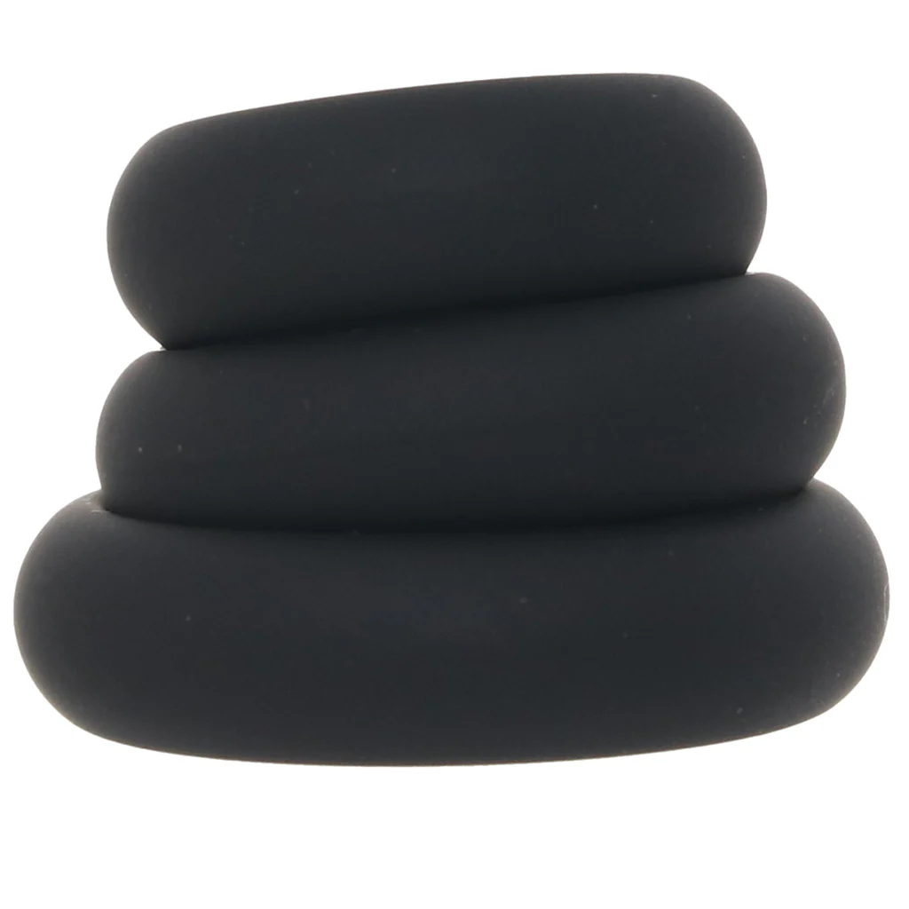 LEVELZ 3 Piece Wide O Cock Ring Set in L-XXL - Image 5